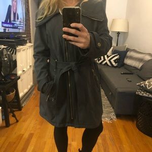 Gray Zippered Coat